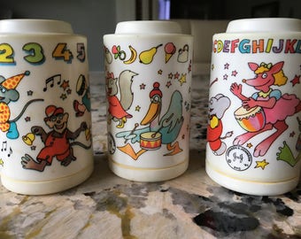 Vintage Johnson & Johnson Cylinder Shaped Rattles