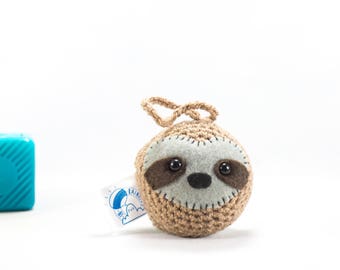 Sloth car buddy, car accessory,crochet sloth, sloth decoration
