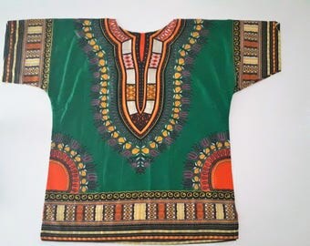African print tunic dashiki shirt