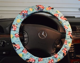 Lilo & Stitch Steering Wheel Cover-Lilo and Stitch Wheel Cover-Steering Wheel Cover-Disney Steering Wheel Cover-Lilo and Stitch Gift
