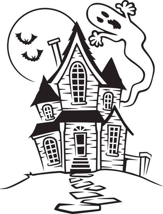 Download HAUNTED HOUSE SVG