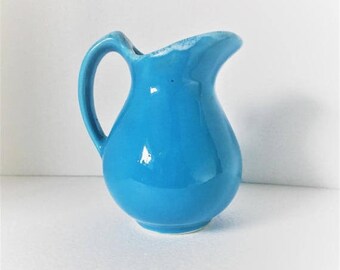 Bathroom Jug teal pottery | etsy Bathroom Jug teal pottery | etsy