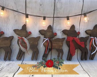 Wood sign - Christmas decor - Christmas wood sign - Rudolph sign - Wood cutout