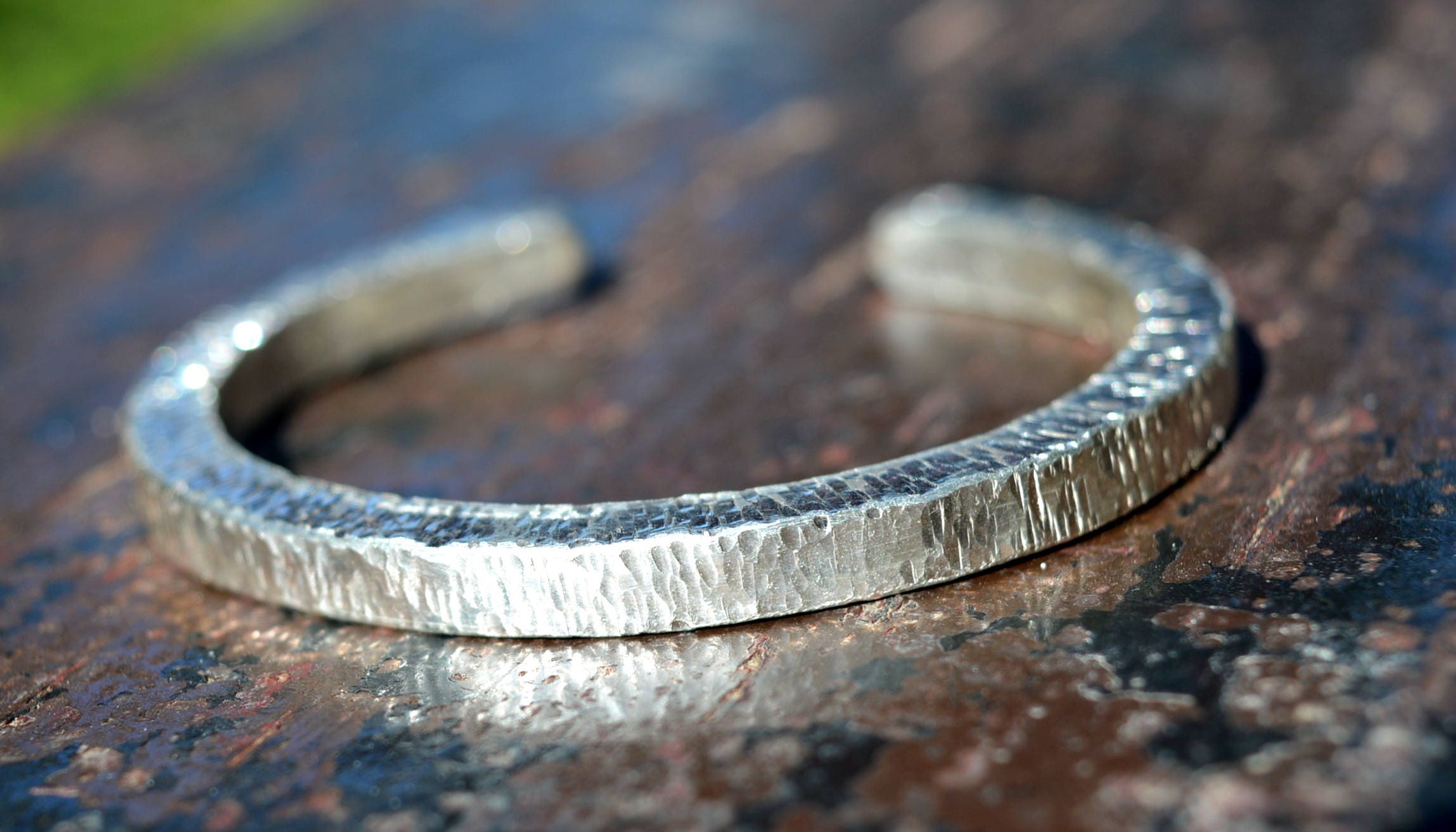 THICK SOLID sterling silver bracelet sterling silver
