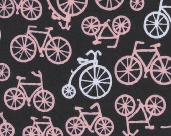 Pack n Play sheets - Travel Lite playard sheets - baby bedding - Pink and Gray bicycles portable crib sheet