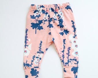 Babyhug Cotton Three Fourth Lycra Leggings Floral & Butterfly Print Pack of 3- Pink Green & White main image 0