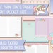 Erin Condren style printable planner kit A5 size UNLINED