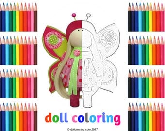 Coloring pages pdf | Etsy