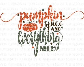 pumpkin spice svg, pumpkin svg files, fall svg, fall sign svg, sign svg cut files, pumpkin spice and everything nice svg, fall shirt svg
