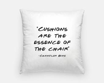 FRIENDS TV Show | Peephole Frame | Throw Cushion | Single Sided or Double Sided Design | Chandler Bing | Joey Tribbiani