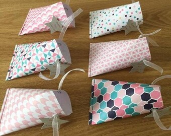Bags, containers berlingots diaries for sweets cardstock (discount)! RESERVED!