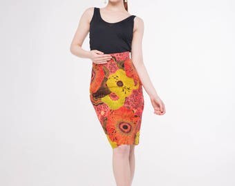 Elisa African Print Skirt