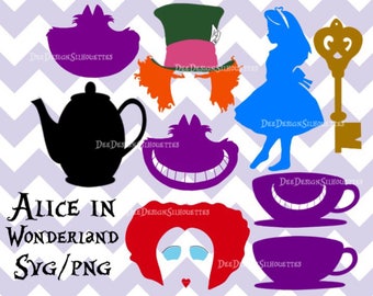 Alice wonderland svg | Etsy