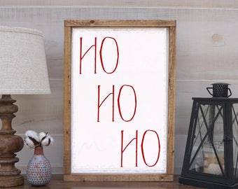 Ho ho ho sign | Etsy