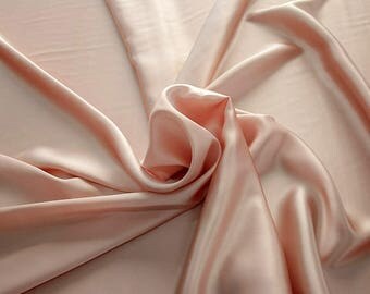 1712-040 - Crepe Satin silk 100%, width 135/140 cm, made in Italy, dry cleaning, weight 100 gr