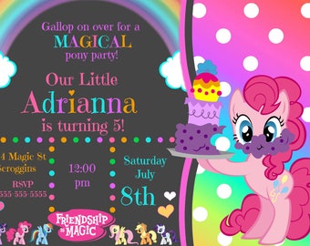 My Little Pony Invitation (Digital File)