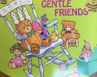 Gentle Friends Rock-A-Bye Preschool Board Books..Vintage 1989