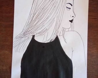 black and white pattern