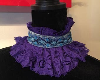 Victorian lace collar