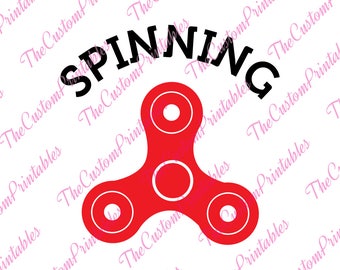 Spinning, Fidget, Spinner, Toy ,SVG, Cricut Files, Silhouette Files, Cameo, Vector, T-shirt, Iron On