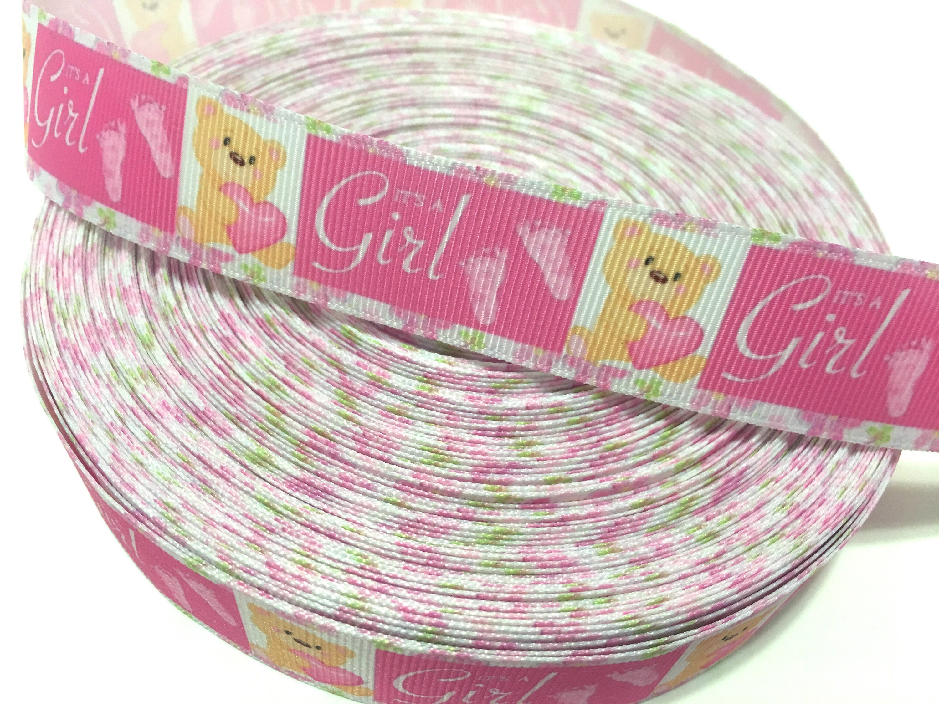 1 its a girl Ribbon Baby shower Ribbon Baby girl