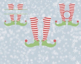Elf svg svg elf elf monogram monogram elf svg christmas svg christmas svg file silhouette cricut svg svg files dxf vinyl designs heat