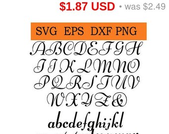 Sale 25% - Digital Wedding Font in SVG / Eps / Dxf / Jpg files INSTANT DOWNLOAD!