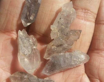 Elestial Double Terminated Quartz (lot of 6)