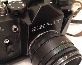 Reliable Vintage Zenit TTL 35mm Camera.collectable camera/photography/vintage cameras/film photography Soviet era.//collectables