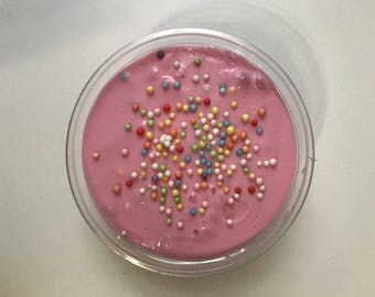 Frosted Animal Crackers Slime, Foam Beads, Slime, Floam, Stress Reliever