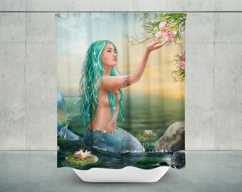 Mermaid bathroom | Etsy Mermaid bathroom | Etsy