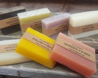 Soap Sampler Set - Soap Ends, All Natural soap, Handmade soap, Cold Process soap, vegan soap, guest soap, mini soap