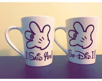 Disney Engagement Mug
