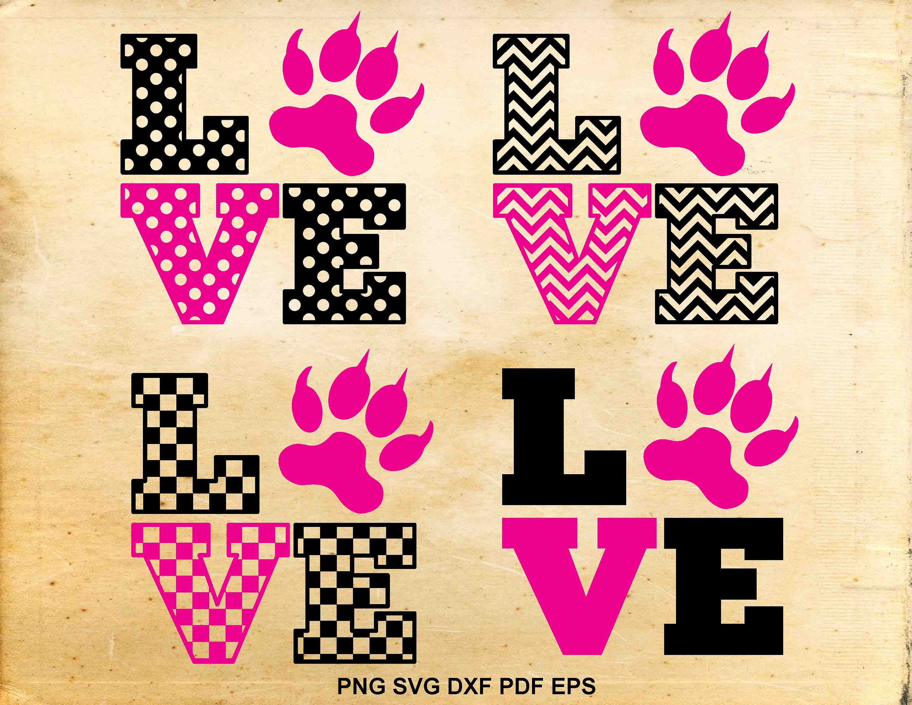 Cat love svg cut files Cat lover svg Cat svg Pet lover Cut