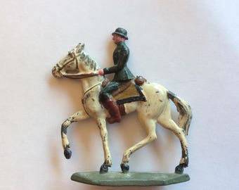LEAD toy Soldier on Horse Germany WW I era