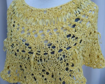 shoulder warmers hand knitted round
