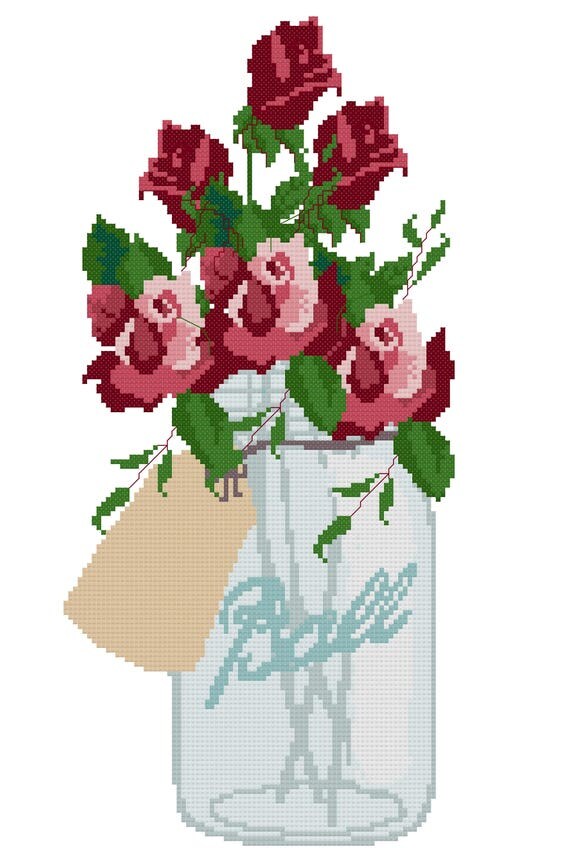 to crochet flowers how 3d pattern/cross Floral stitch cross flowers/flower stitch