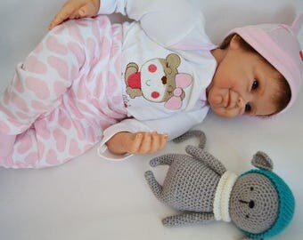 Reborn Doll Baby 22 Inch Silicone Newborn Imitation of the baby