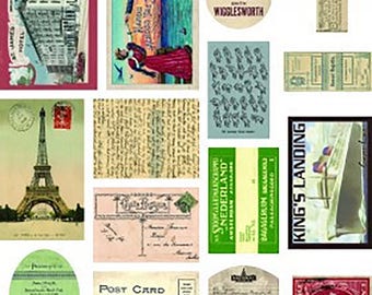 1 pack, 7gypsies Mini Ephemera - Correspondence