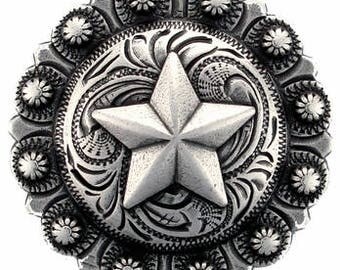 Star concho Ant silver