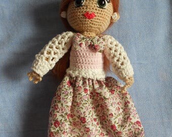 Amelia, little Princess summer, wearing her pretty flower Crown