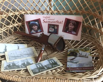 Vintage American Girl Samantha stereoscope Set