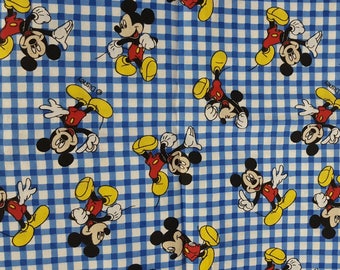 Mickey mouse fabric | Etsy