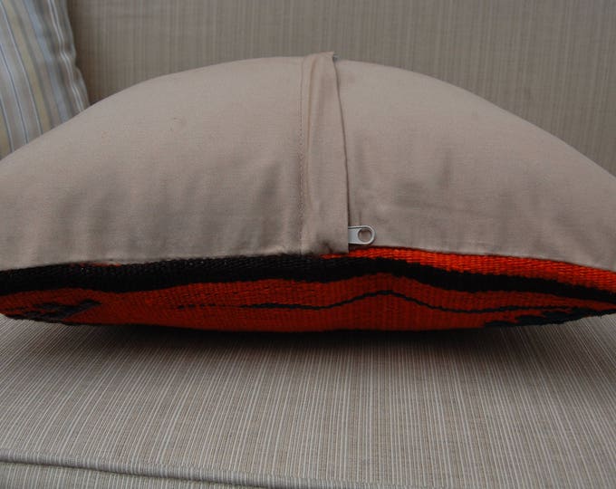 40x40cm/16''x16'' decorative pillow,kilim pillow,cushion cover,vintage pillow,bohemian pillow,handwoven pillow,throw pillow,accent pillow,
