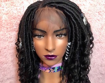 Faux locs wig | Etsy