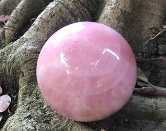 SALE! 6.6lb Extra Large Rose Quartz Sphere Rose Quartz Crystal Ball Crystal Gift for Her Scrying Ball Huge Rose Quartz Sphere