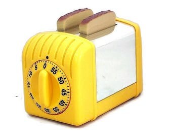 Steel kitchen timer toaster