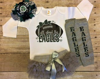 Philadelphia eagles, Philadelphia eagles baby gift, eagles bodysuit, infant girl eagles outfit