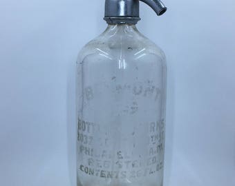 1900's Antique Seltzer Bottle