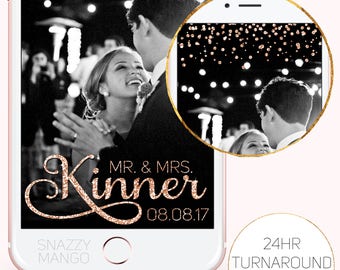 Rose Gold, Wedding Geofilter, Rose Gold Glitter Geofilter, Wedding Snapchat Filter, Wedding Filter, Rose Gold Wedding Geofilter, Wedding!